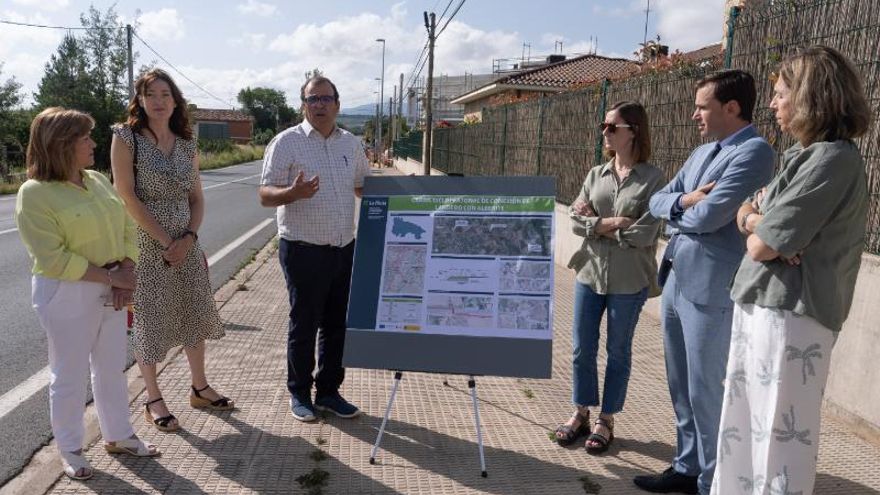 Un nuevo carril ciclopeatonal unirá Lardero y Alberite el próximo verano