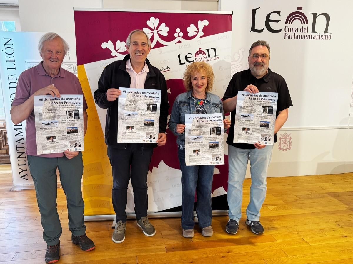 Presentación de las séptimas Jornadas de Montañismo en Primavera de León.