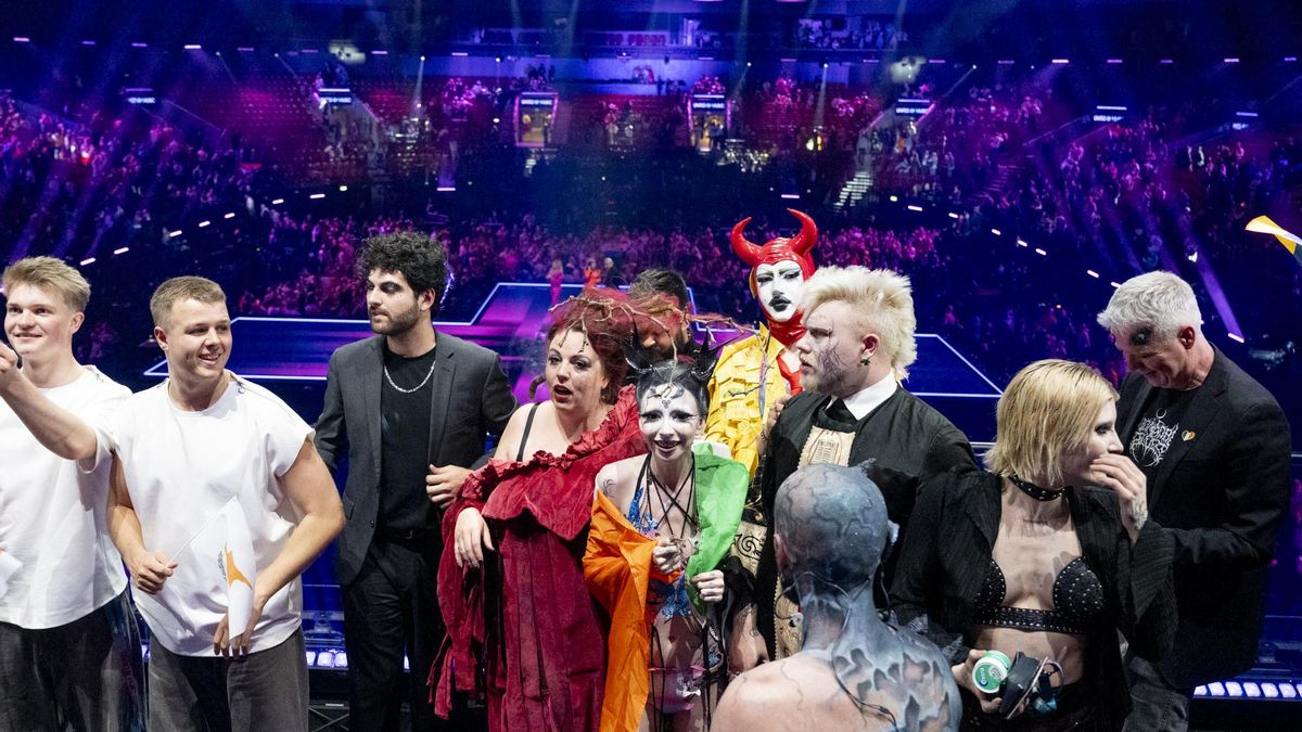 La delegación de Irlanda en la Green Room