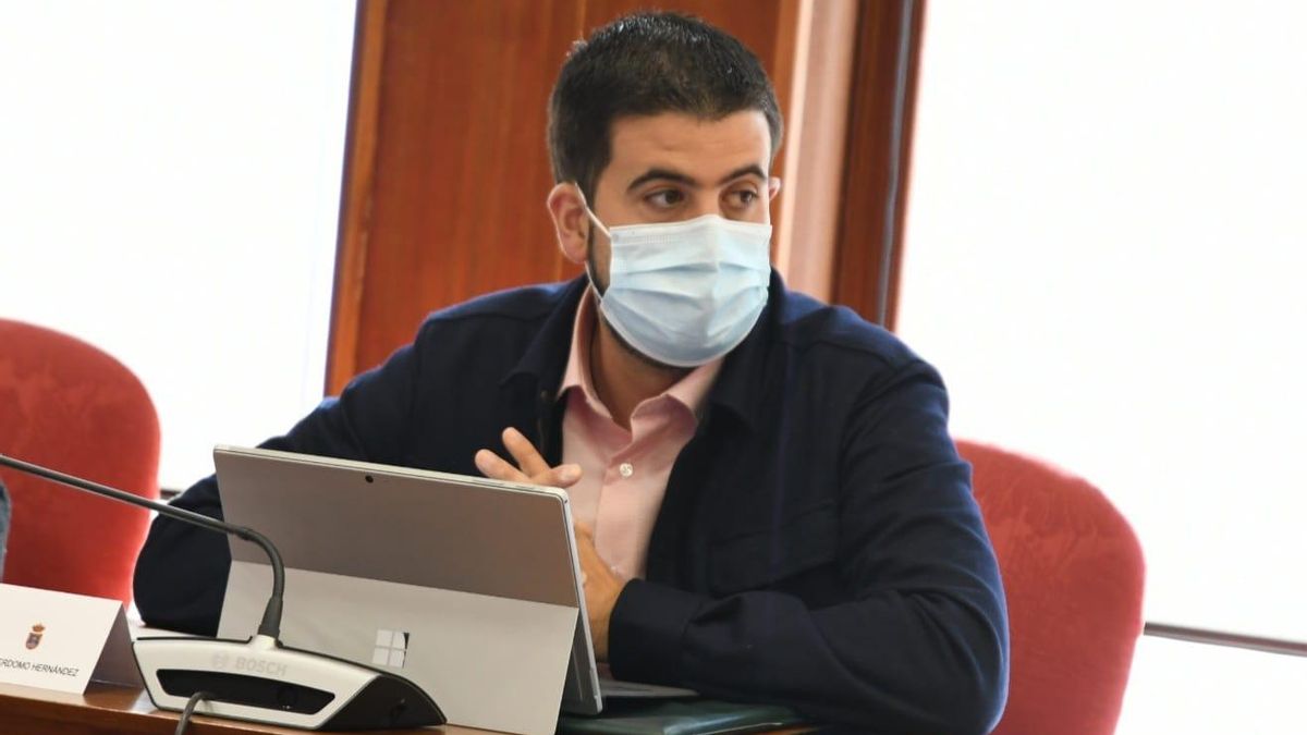 Borja Perdomo, consejero de Infraestructuras del Cabildo de La Palma.