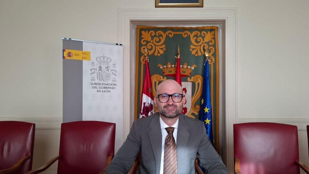 El subdelegado del Gobierno en León, Héctor Alaiz Moretón.