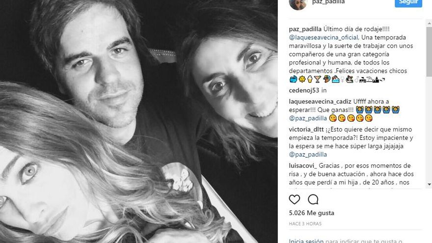 Instagram de Paz Padilla