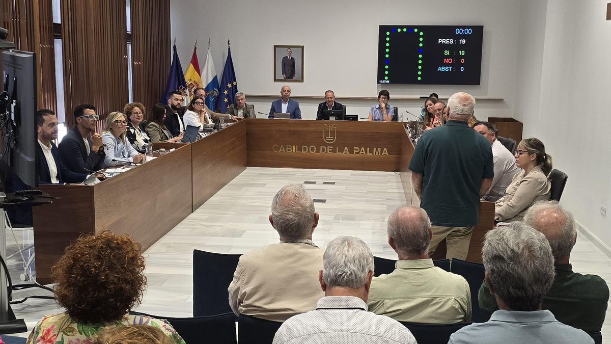 El Cabildo inicia el trámite para conceder la Medalla de la Isla a la Real Sociedad Económica de Amigos del País de La Palma por sus 250 años de historia