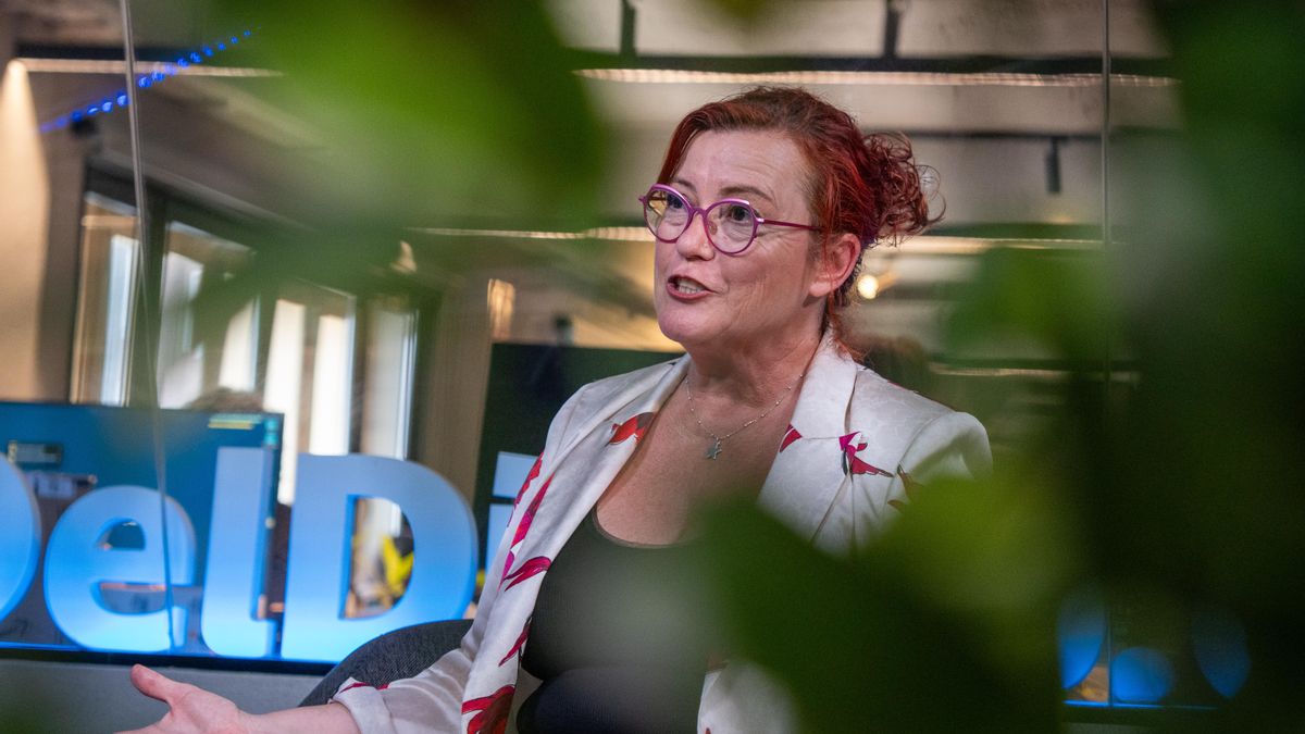 La matemática Clara Grima, durante la entrevista