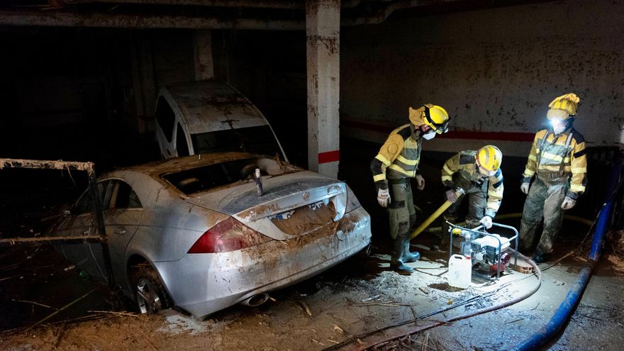 Aragón envía convoyes de bomberos y protección civil hasta Catarroja, donde tiene asignadas las labores de ayuda