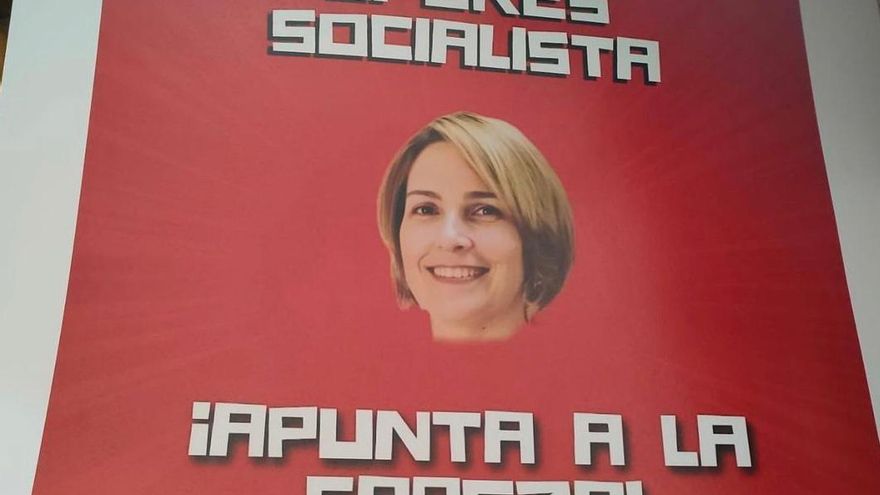 Cartel mostrado en Carnaval con amenazas a la alcaldesa de La Solana