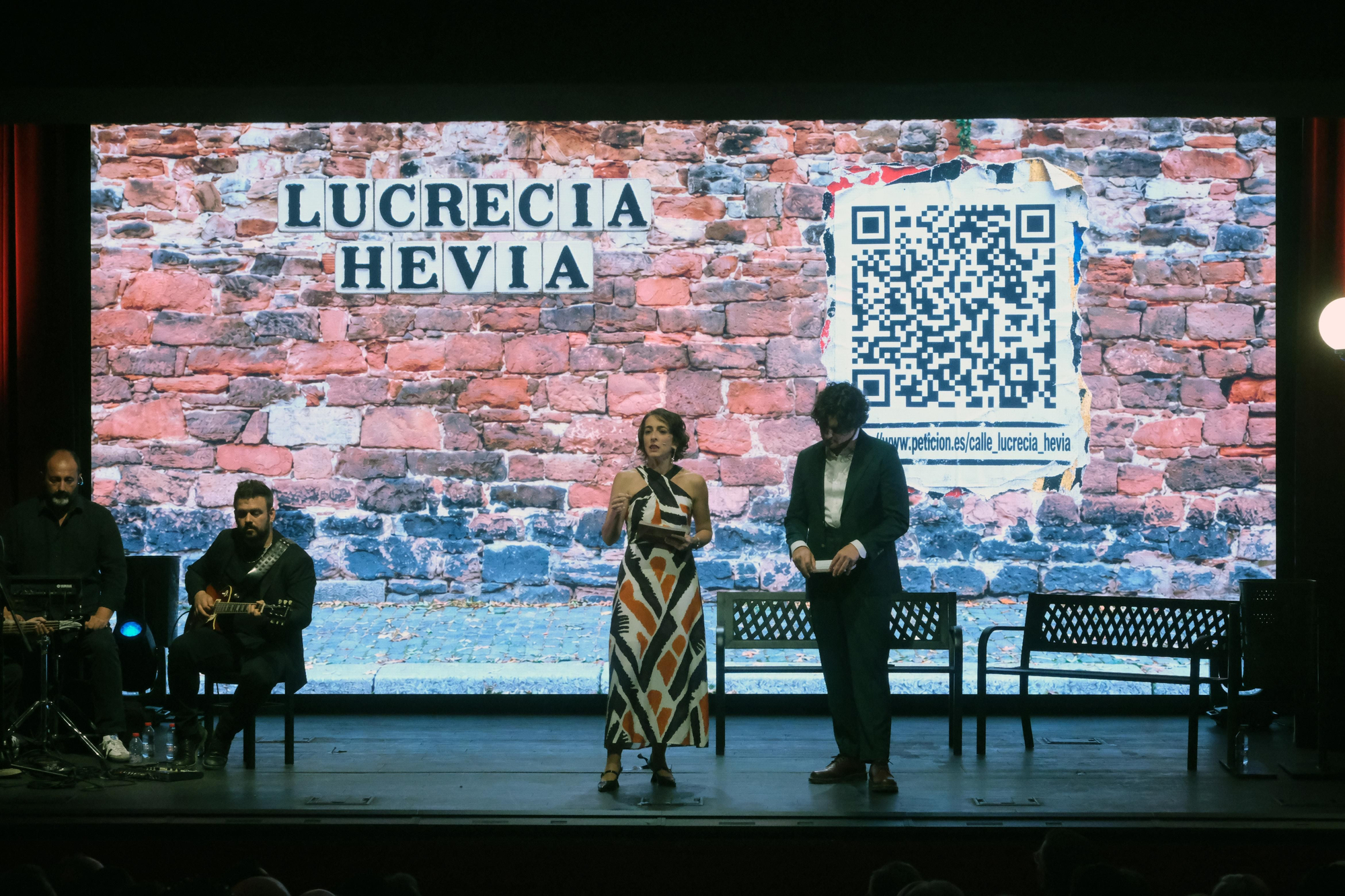 Durante la gala se aludió a la iniciativa de la Asociación de la Prensa de Sevilla para que Lurecia Hevia tenga una calle en Sevilla.