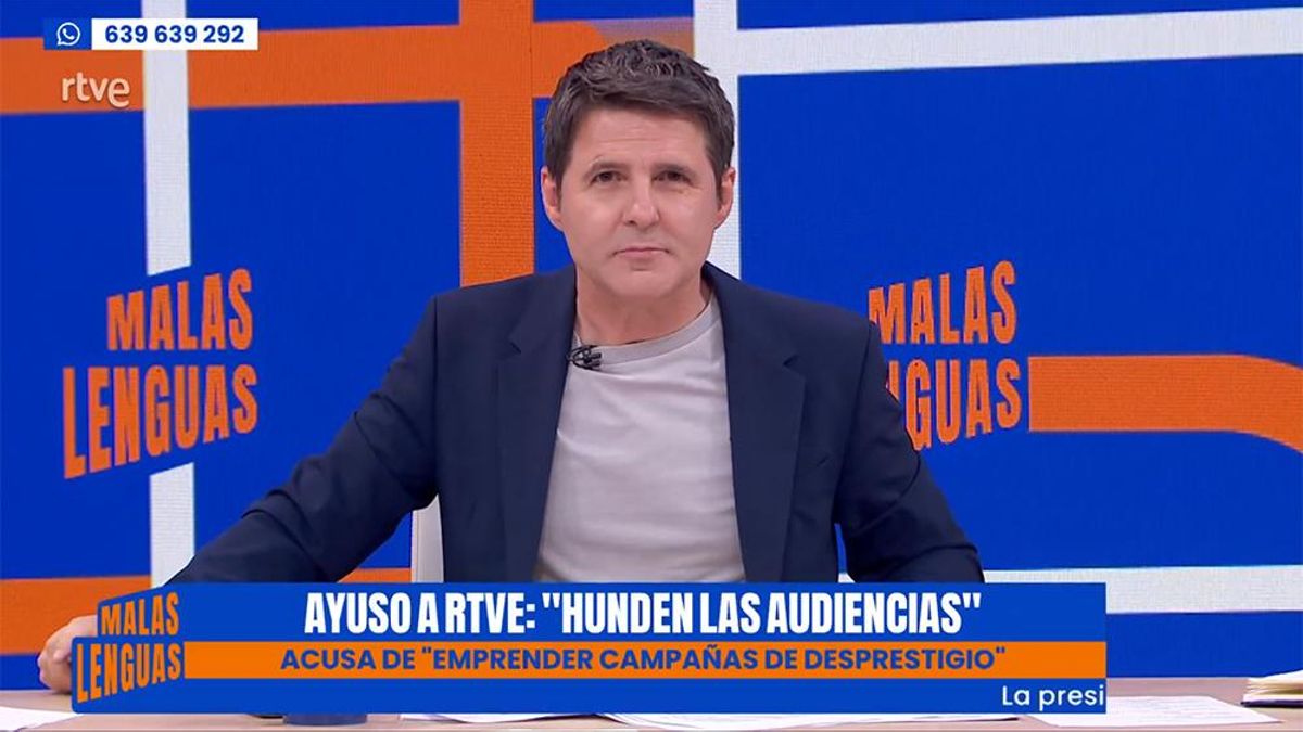 Cintora responde a Ayuso desde su programa en La 2 sobre las audiencias de RTVE: "Es un bulo"