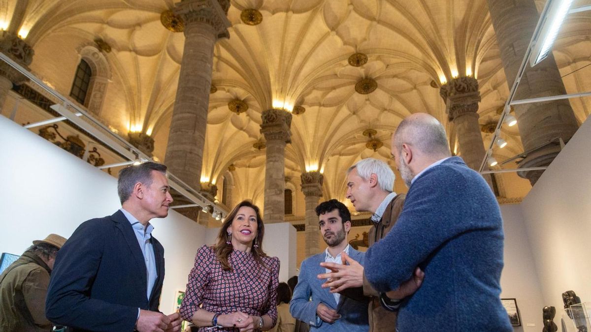 Acto en la Lonja de Zaragoza