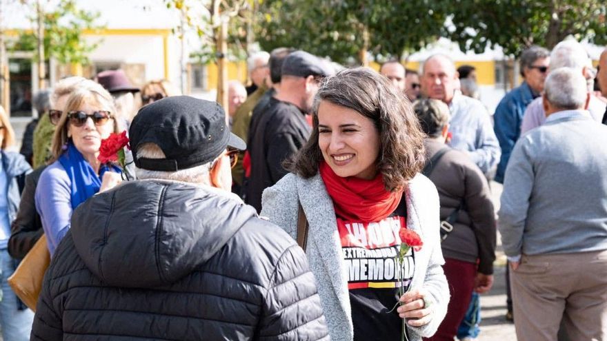 Irene de Miguel se compromete a recuperar la Ley de Memoria Histórica de Extremadura