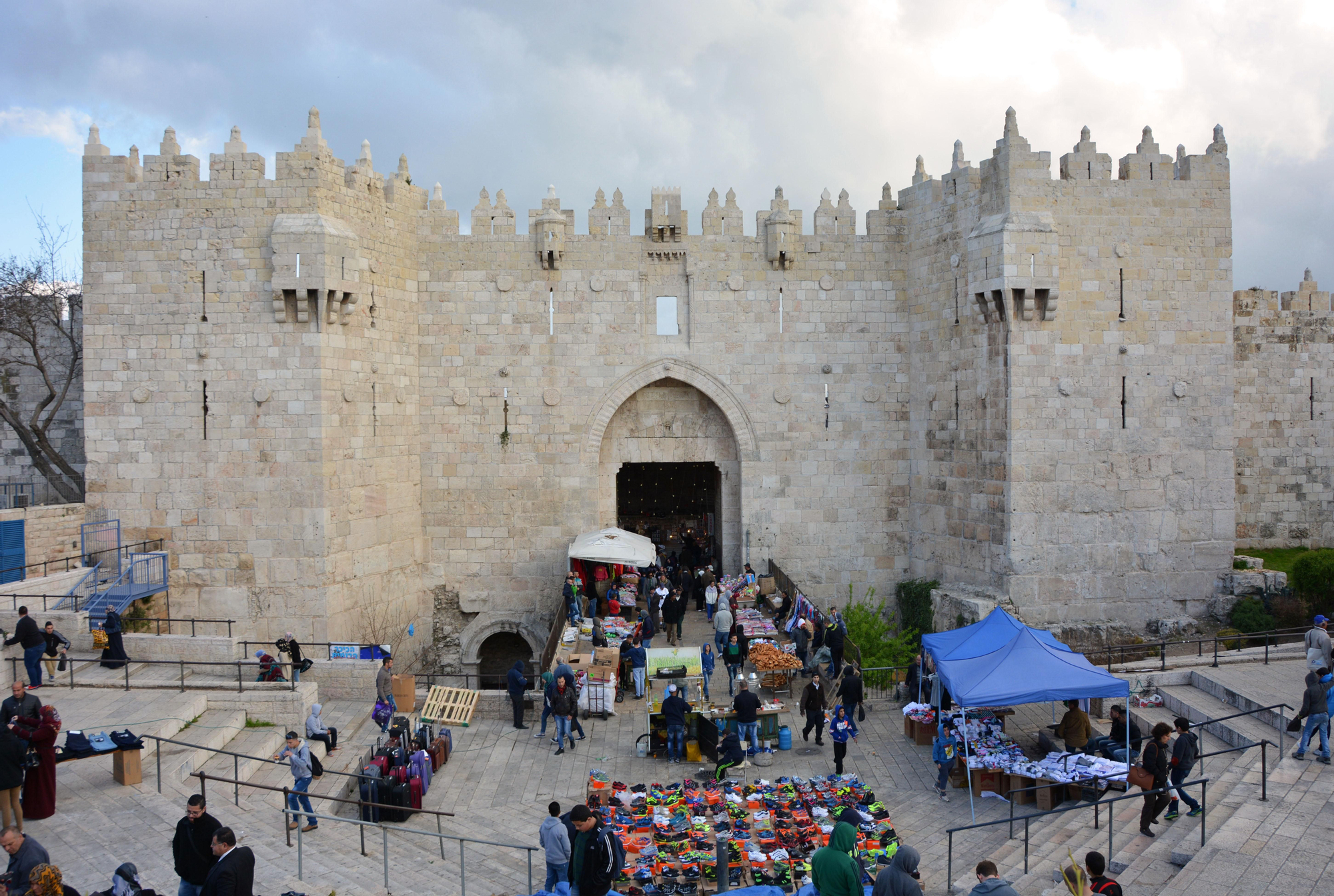 Puerta de Damasco, una de las entradas a la ciudad vieja de Jerusalén / SNM
