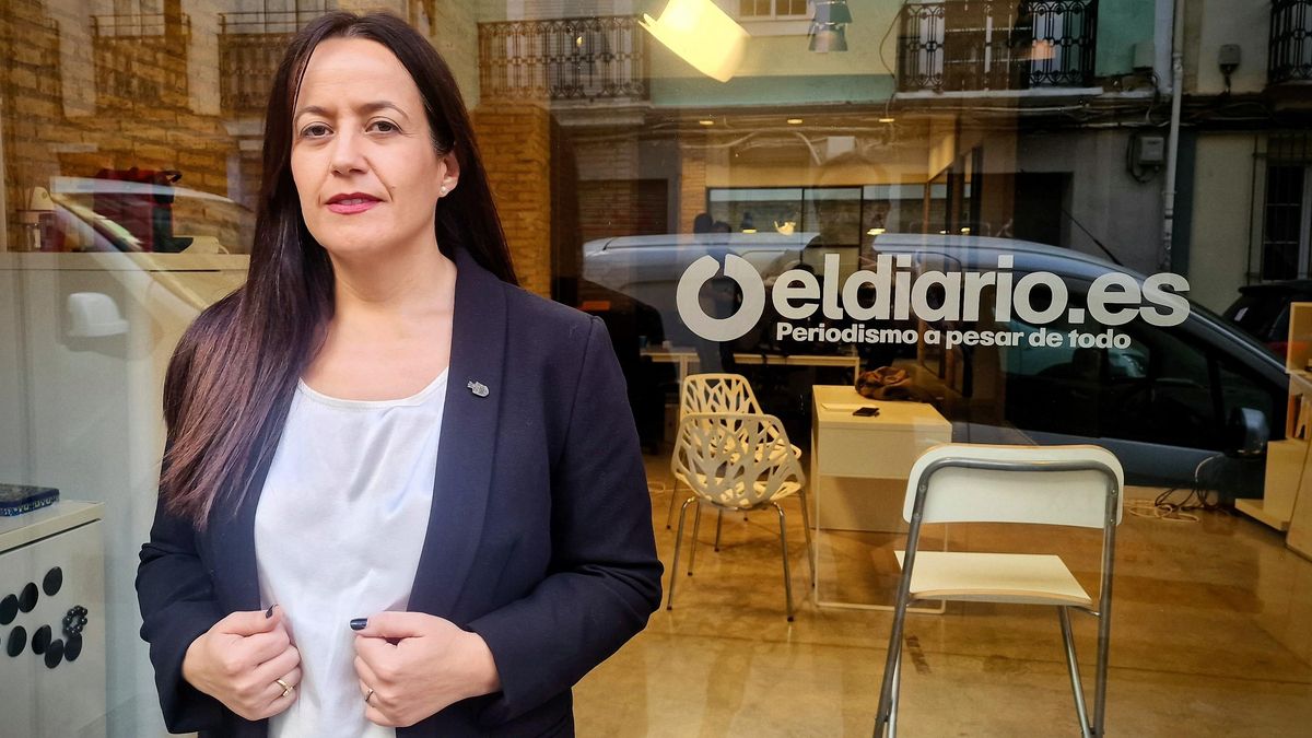 Lorena Silvent, antes de la entrevista en elDiario.es