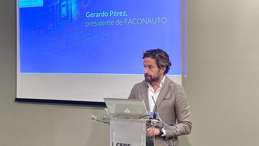 El presidente de Faconauto, Gerardo Pérez