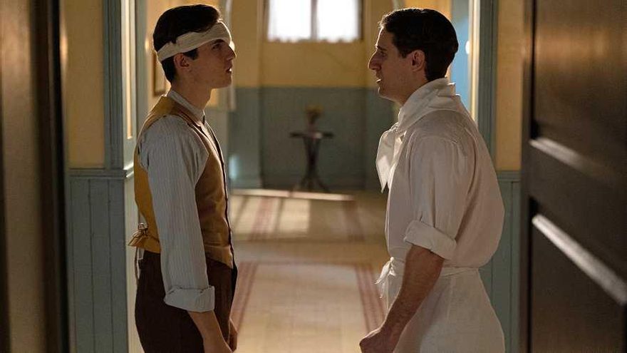 Salvador y Lope, enfadados en 'La Promesa'