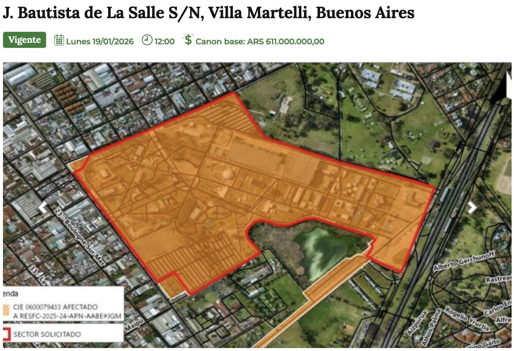 La oferta de la AABE sobre Tecnópolis,