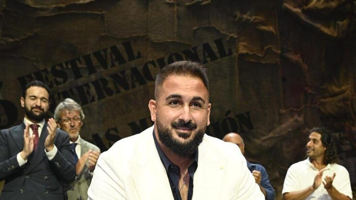 Rafa del Calli, con la Lámpara Minera.