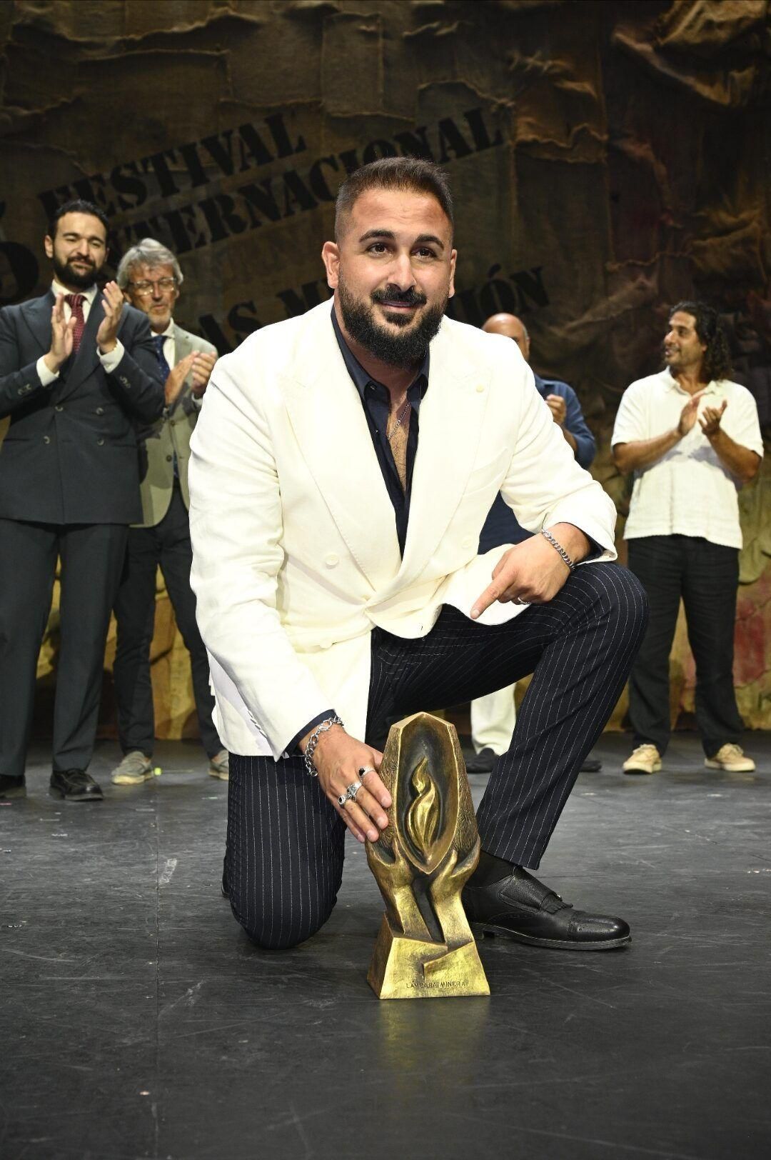 Rafa del Calli, con la Lámpara Minera.