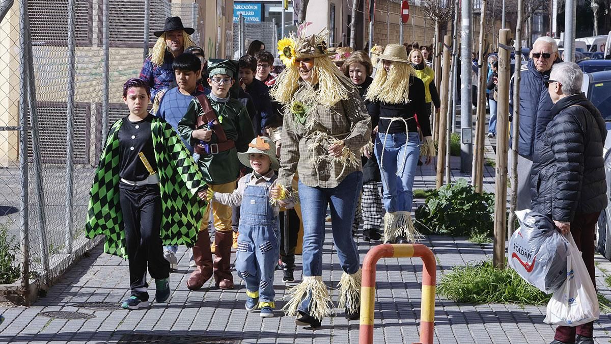 Pasacalles de los colegios por carnaval