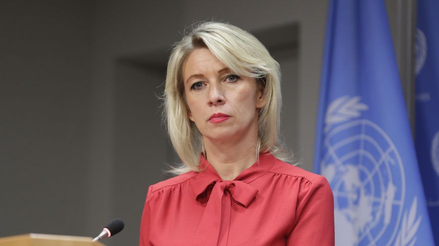 La portavoz del Ministerio de Asuntos Exteriores de Rusia, Maria Zajarova.