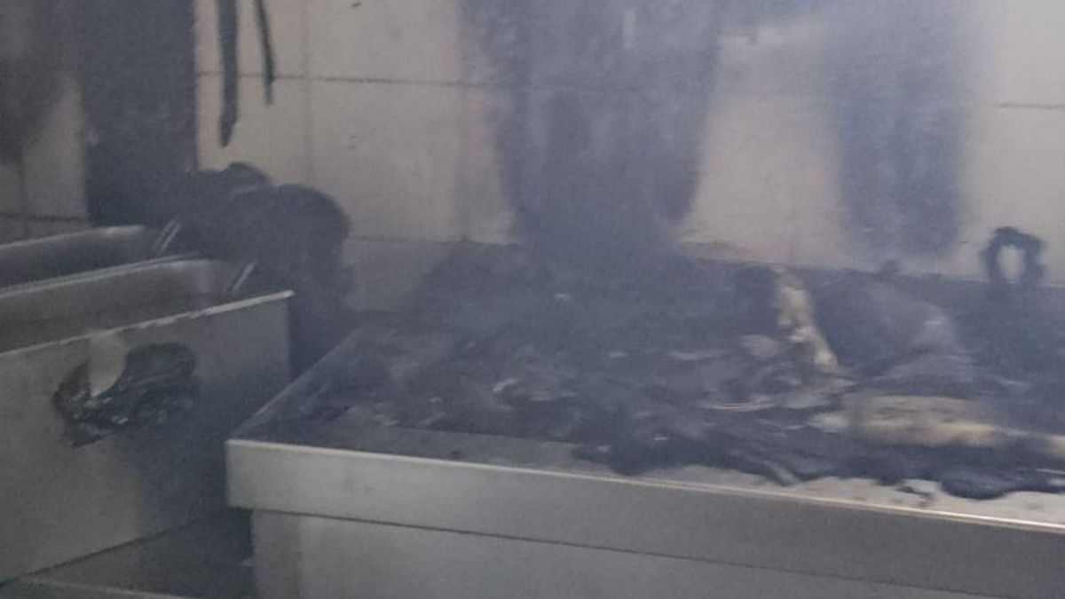 Incendio este jueves en un restaurante de Arguineguín.