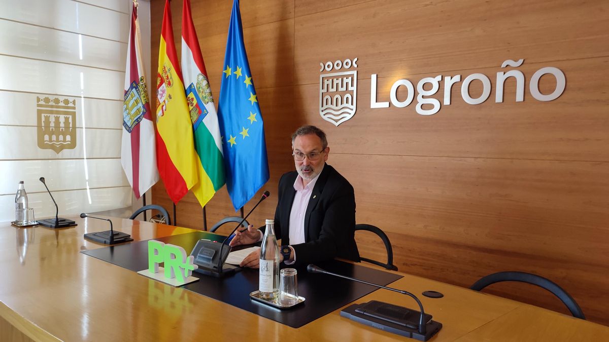 Rubén Antoñanzas, portavoz del Partido Riojano en Logroño