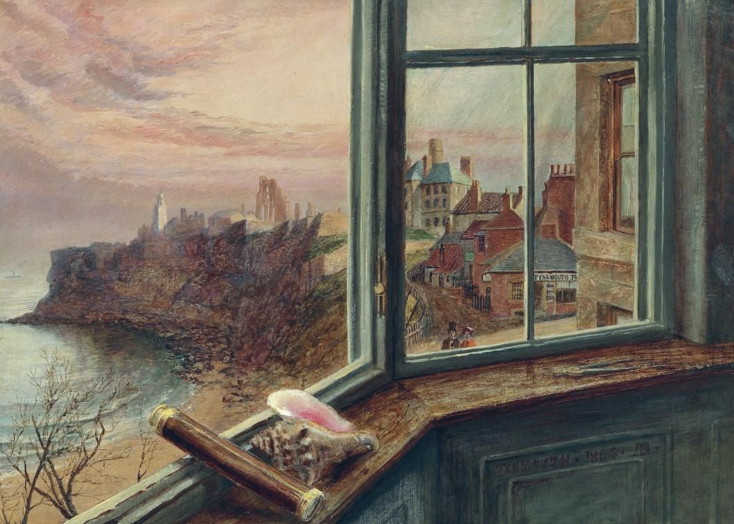 'Vista desde la ventana de Balcony House' de Alice Boyd (1864)