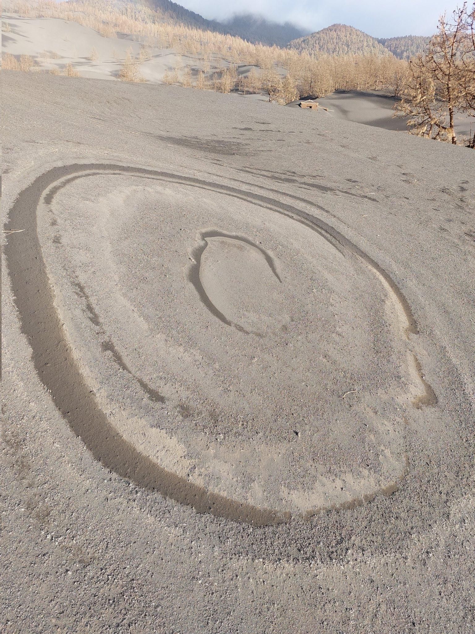 Otra de las formas radiales sobre el paisaje.