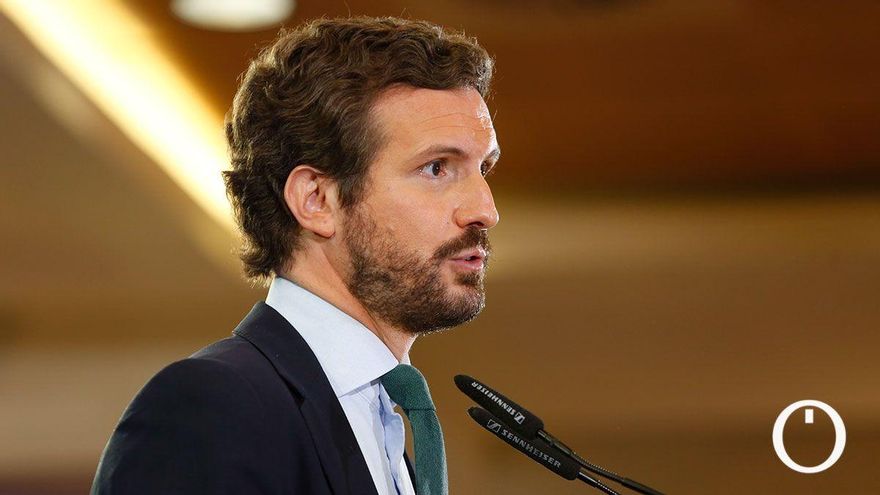 El presidente del PP, Pablo Casado abre una jornada de preparación de la Convención del PP de otoño