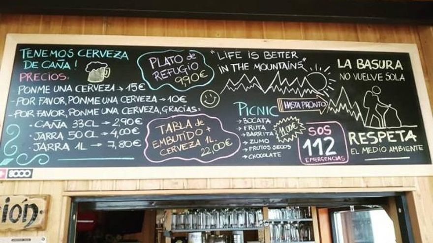 Esta variada carta no se refrigera sola. / Foto Collado Jermoso