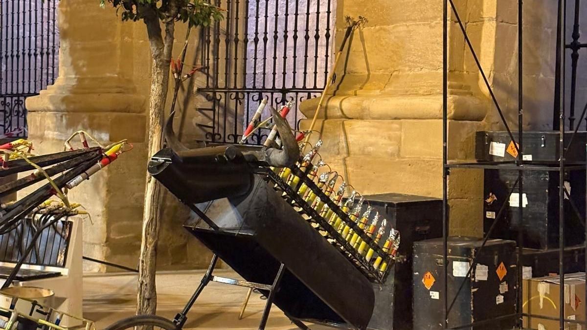 Inspeccion pirotecnia en fiestas de Calahorra