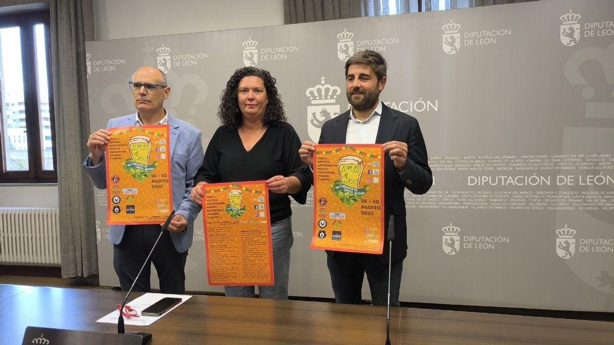 Presentación del VIII Certamen de Cerveza Artesana Lúpulo al Vaso de Carrizo de la Ribera.