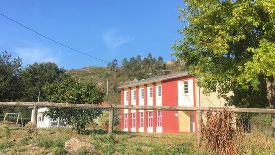 Escuela unitaria en Rianxo (A Coruña).
