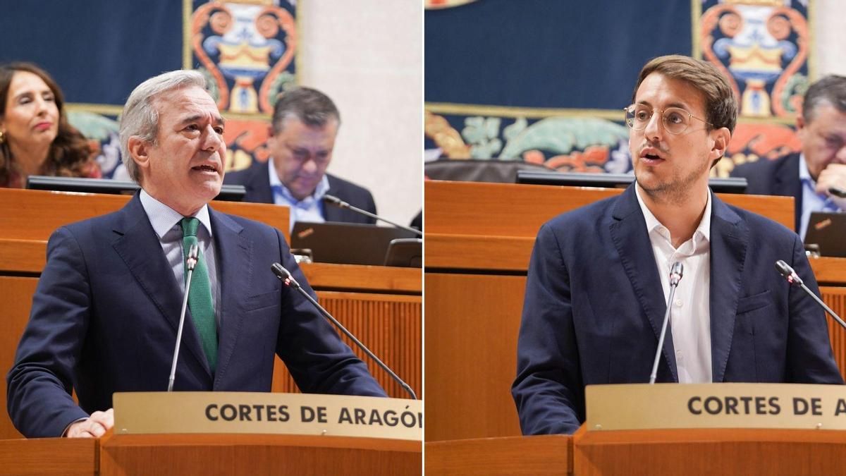 Azcón acusa a Pueyo de "traición" a CHA por renunciar a Teruel y el aragonesista le tacha de "lamebotas de Madrid"