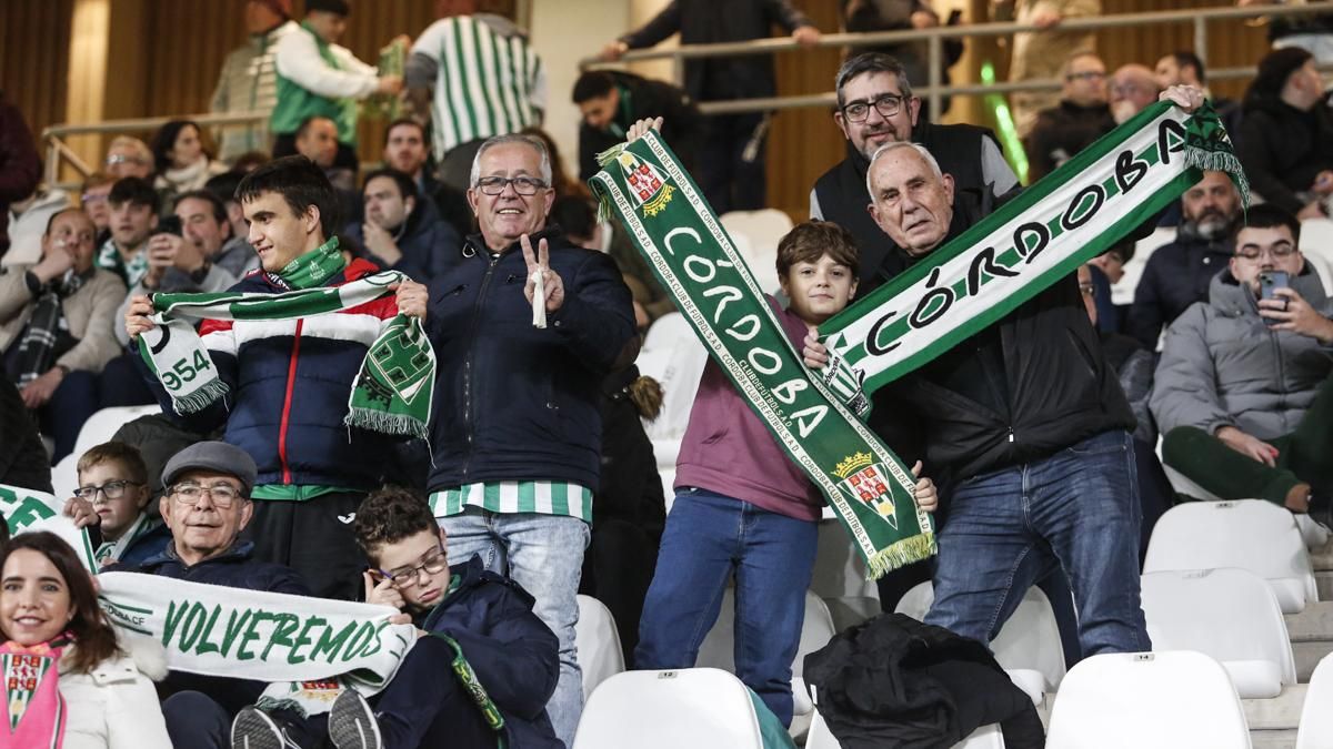 Grada Blanquiverde del Córdoba CF - Real Valladolid CF
