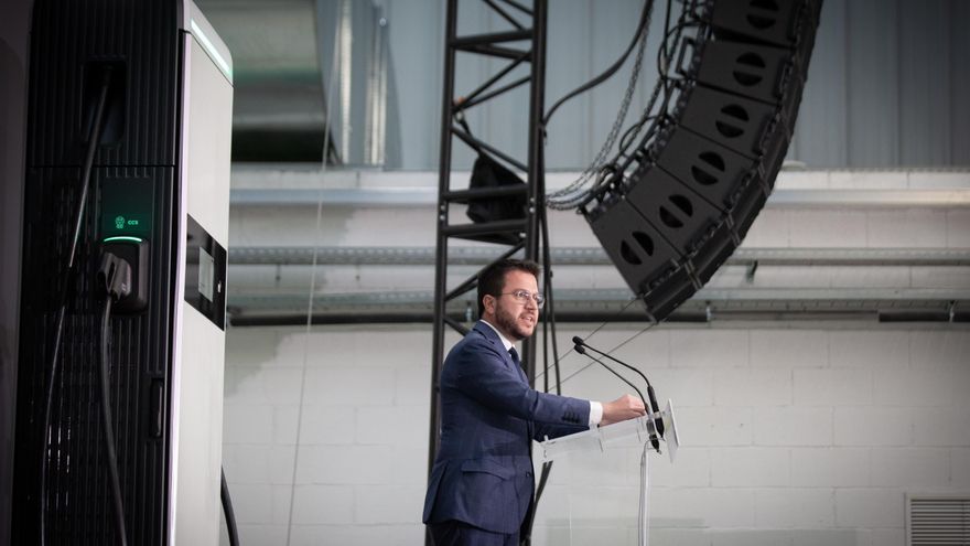 El presidente de la Generalitat, Pere Aragonés, en una imagen de archivo.