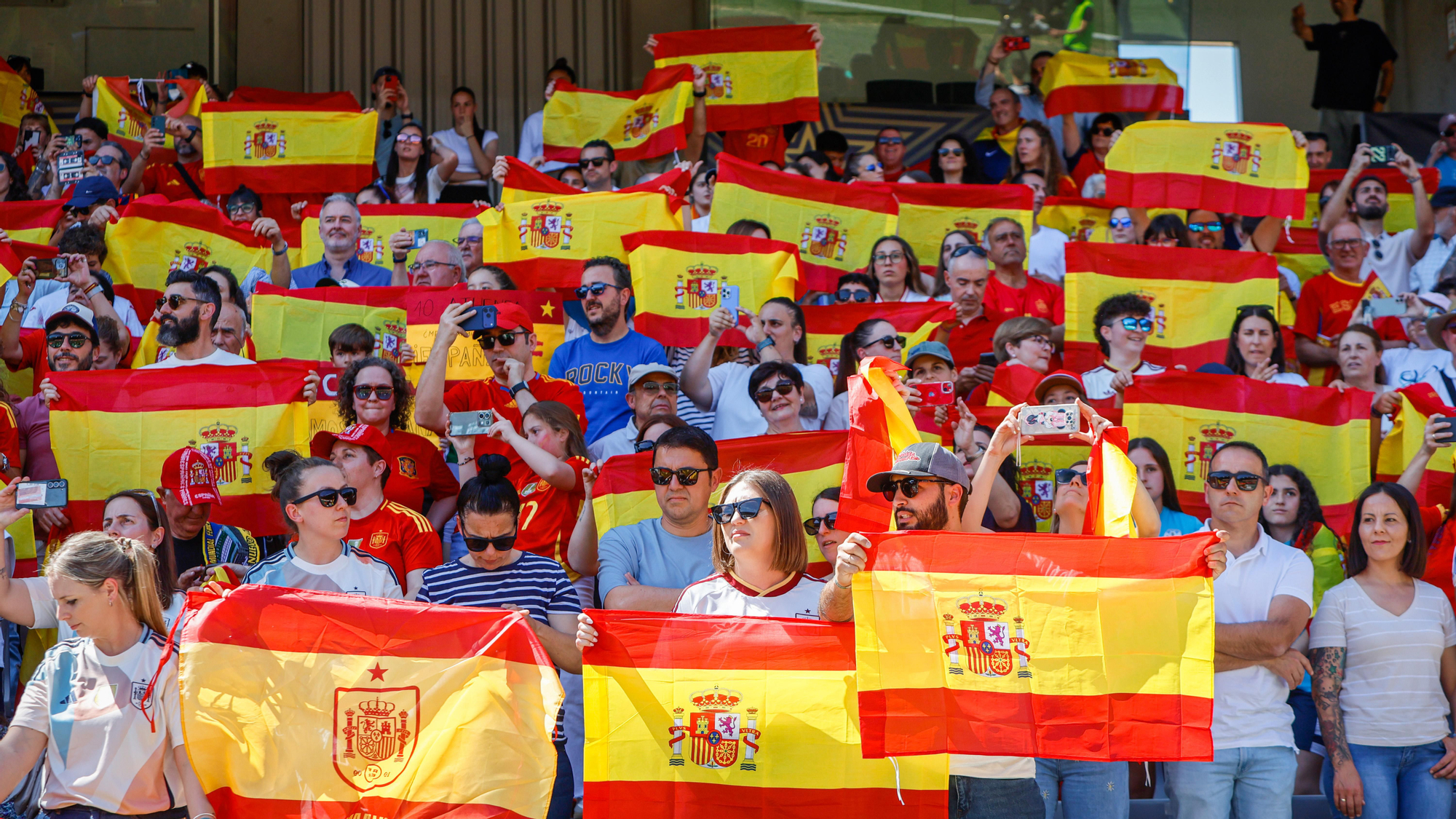 El partido de la selección femenina España - Ucrania