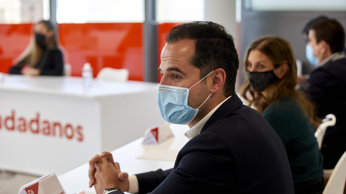 Archivo - El exvicepresidente de la Comunidad de Madrid, Ignacio Aguado, durante la reunión del Comité Permanente de Ciudadanos (Cs), en Madrid (España), a 22 de marzo de 2021.