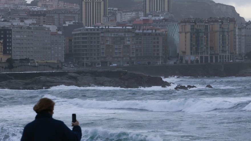 La borrasca Goretti deja en Galicia olas de hasta 6 metros y vientos de más de 100 kilómetros por hora