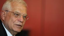 El ministro de Exteriores y cabeza de lista del PSOE a las europeas, Josep Borrell.