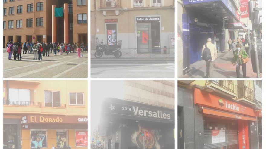 Todos los centros educativos de Tetuán tienen un local de apuestas cerca