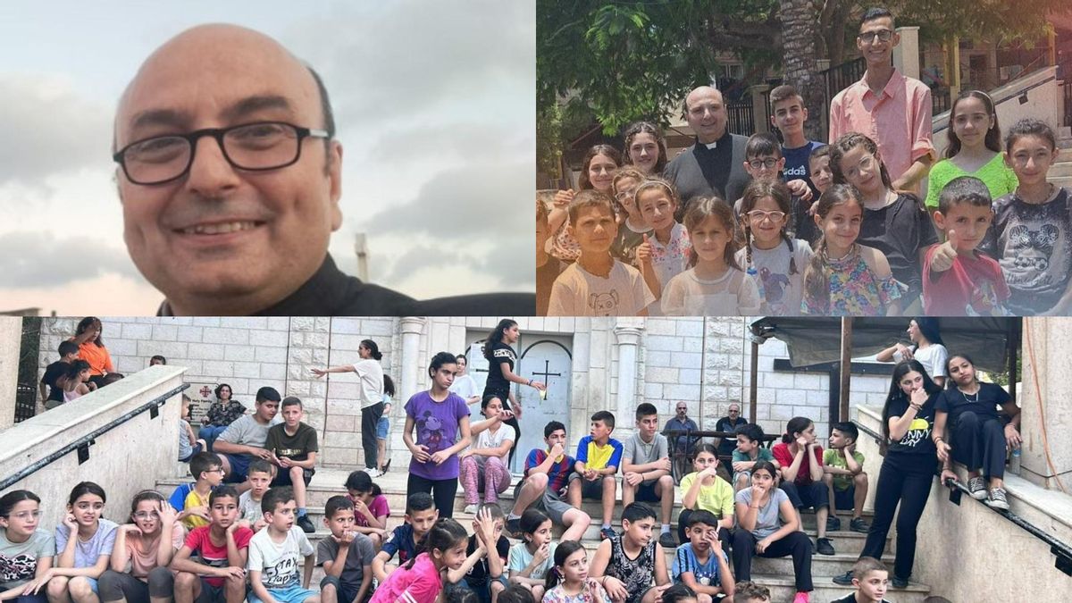 Gabriel Romanelli es el cura párroco de la Iglesia de la Sagrada Familia, en la Franja de Gaza.