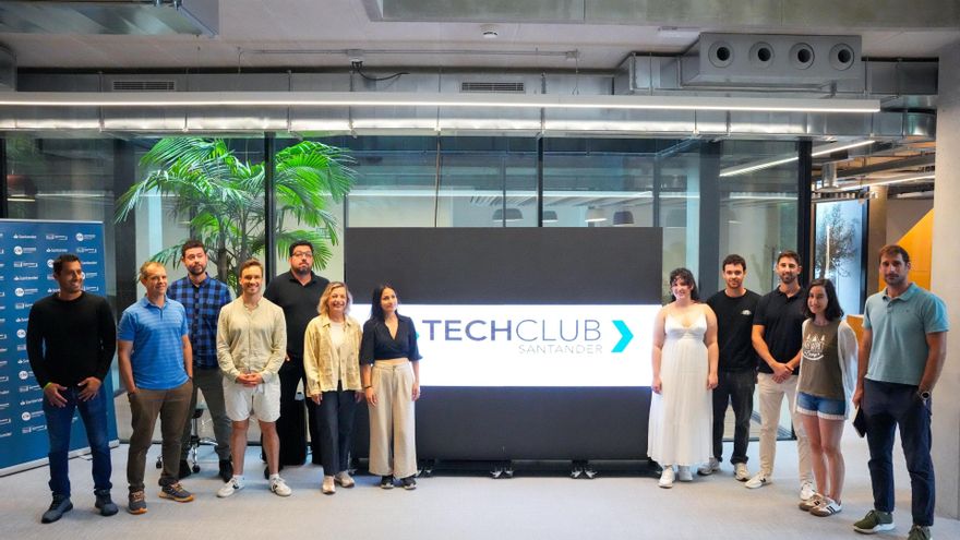 Santander inicia el programa 'Tech Club' con la incorporación de once emprendedores en espacios del CIE