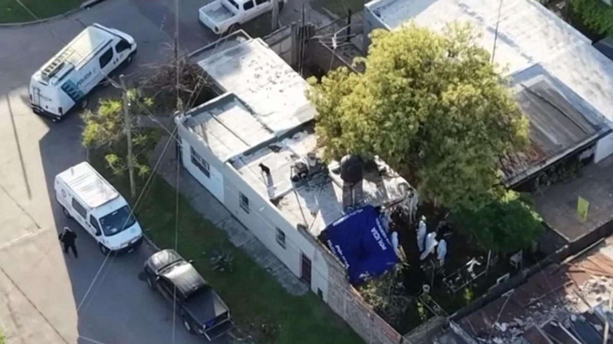 Vivienda en Florencio Varela donde encontraron los cuerpos