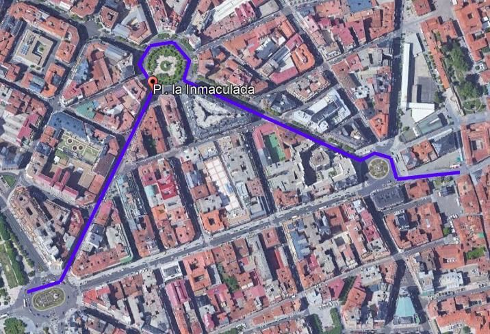 Cortes de tráfico manifestación del 8M en León capital.