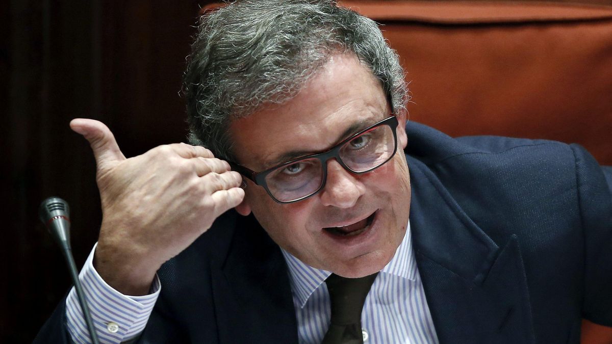 Jordi Pujol Ferrusola, en la comisión del Parlament
