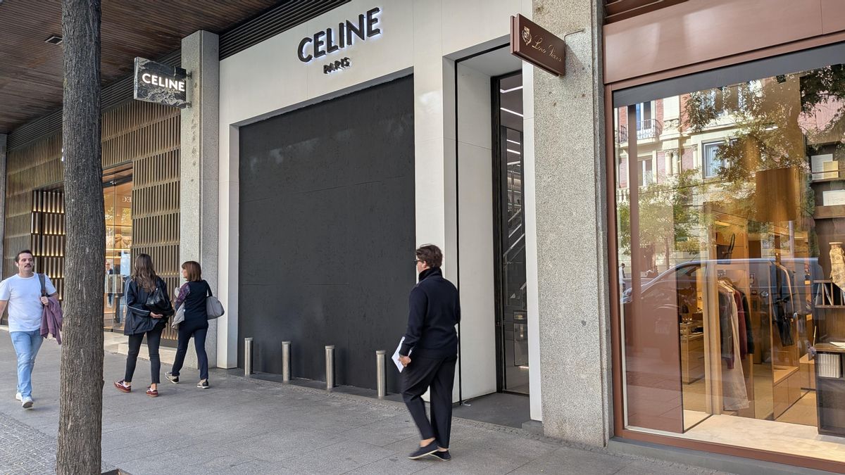 Tienda de Celine este viernes, en la calle Ortega y Gasset