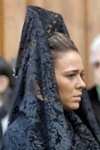 Bea, vestida de Manola.