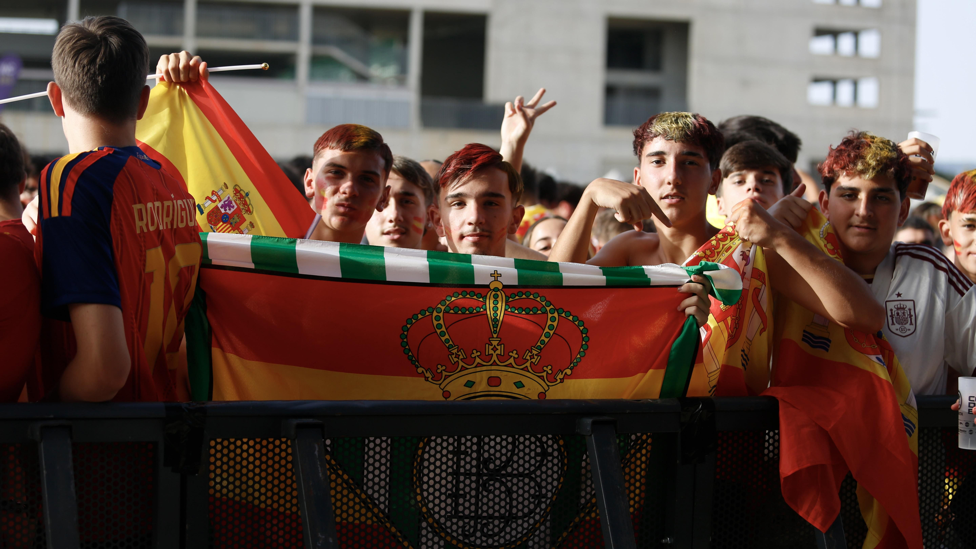Afición de la selección española en el Córdoba Live