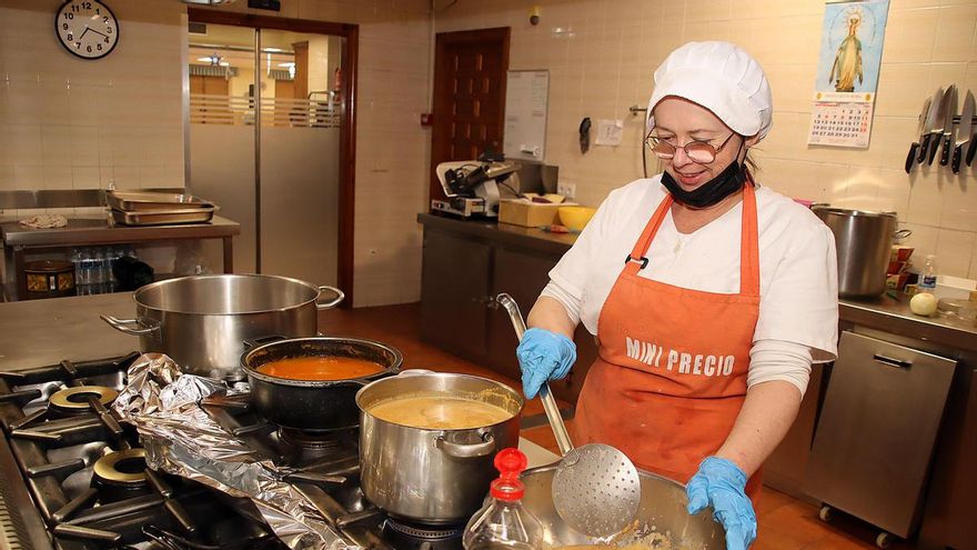 Menú de Nochebuena de la Asociación Leonesa de Caridad.