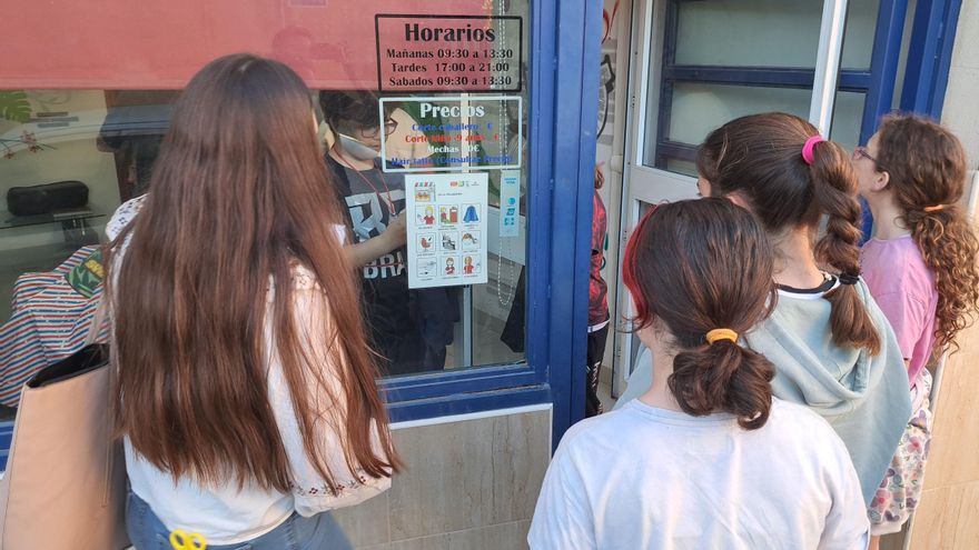 Jóvenes que han participado en 'Diseña el Cambio' en Villarrubia.